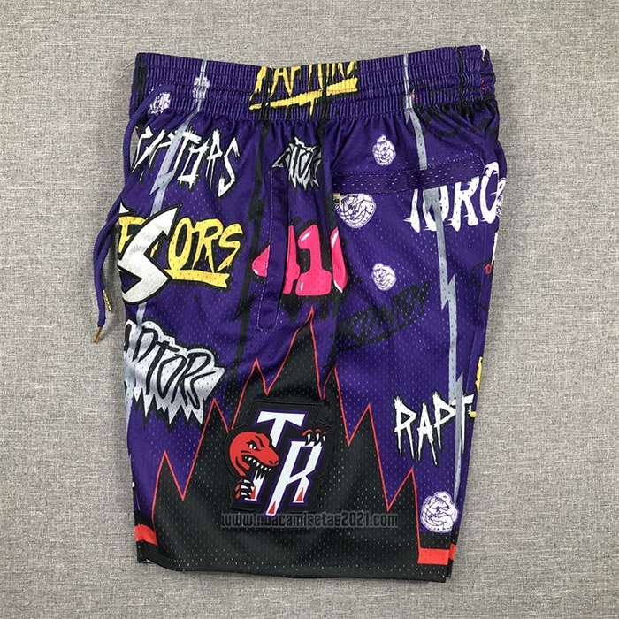 Pantalone Toronto Raptors Slap Sticker Just Don Violeta